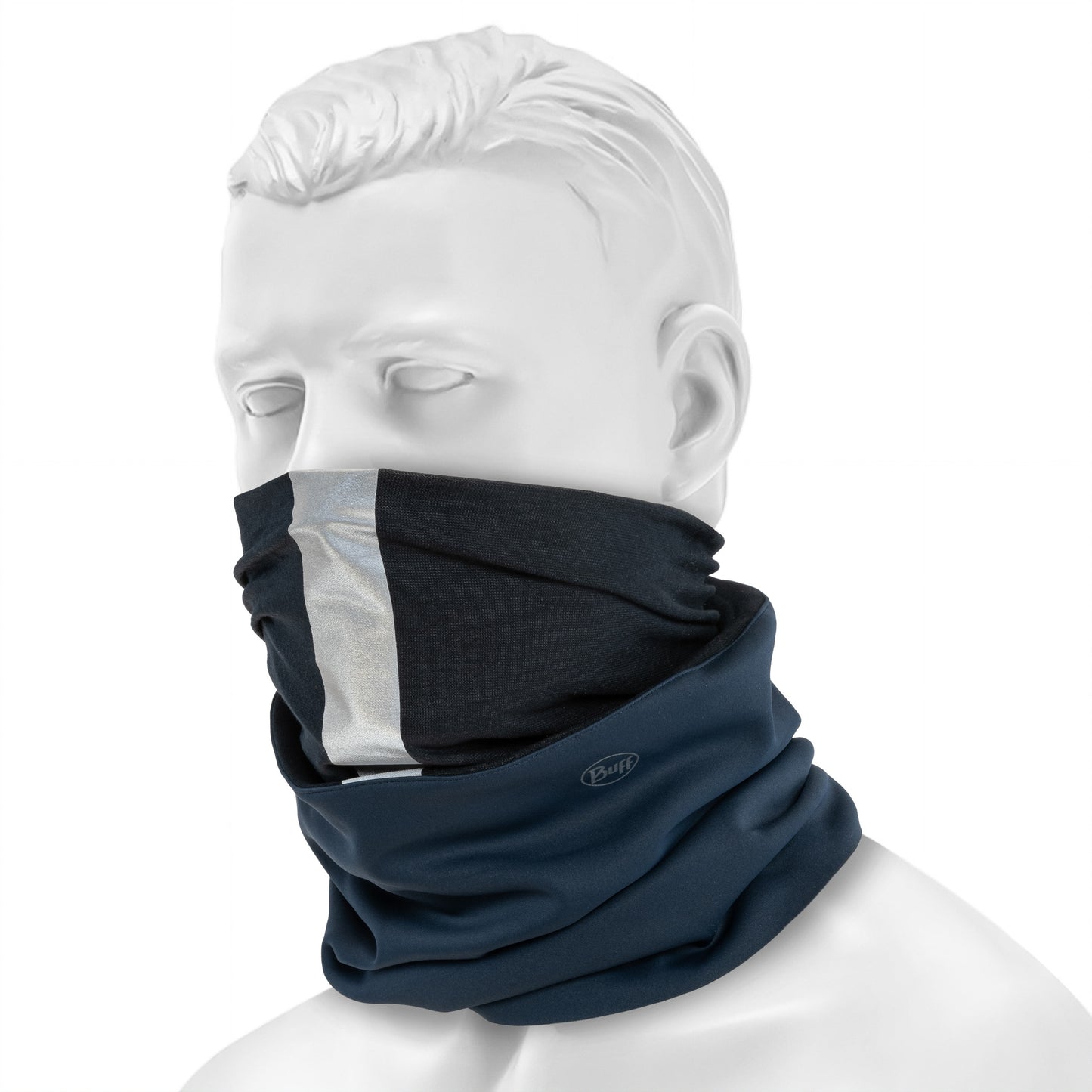Chusta ochronna Buff Safety Windproof Reflective - Navy