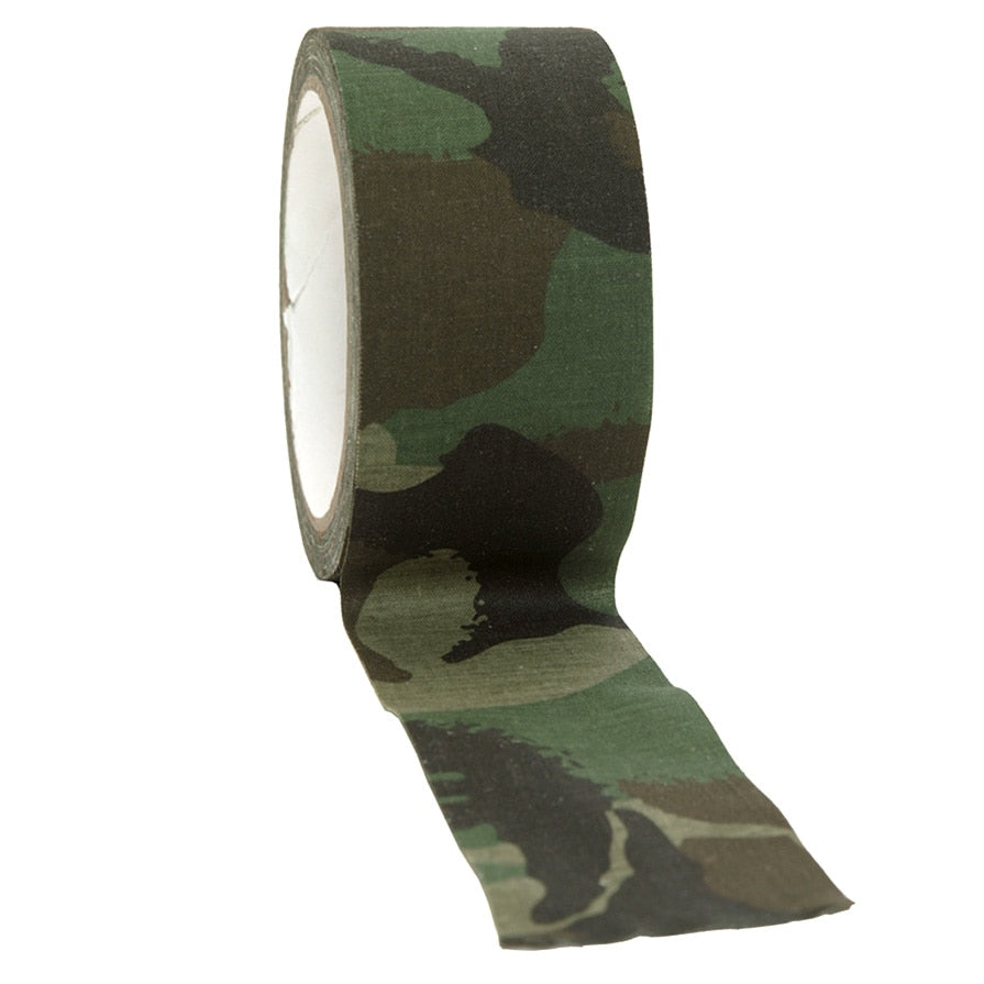 Taśma maskująca Mil-Tec 50 mm x 10 m - woodland