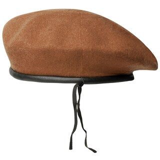 Beret BB-TEX tłoczony - Brązowy