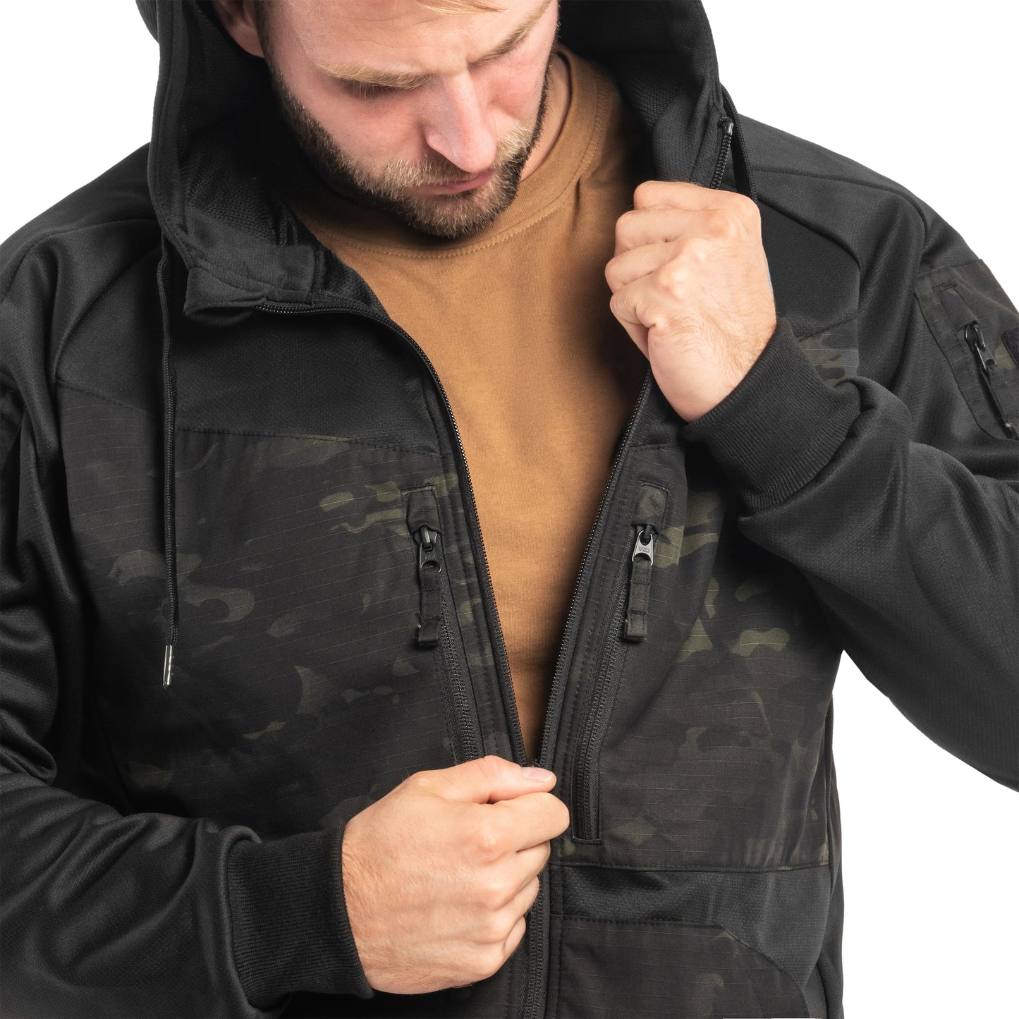Bluza Helikon Rogue Hoodie - Black/MultiCam Black