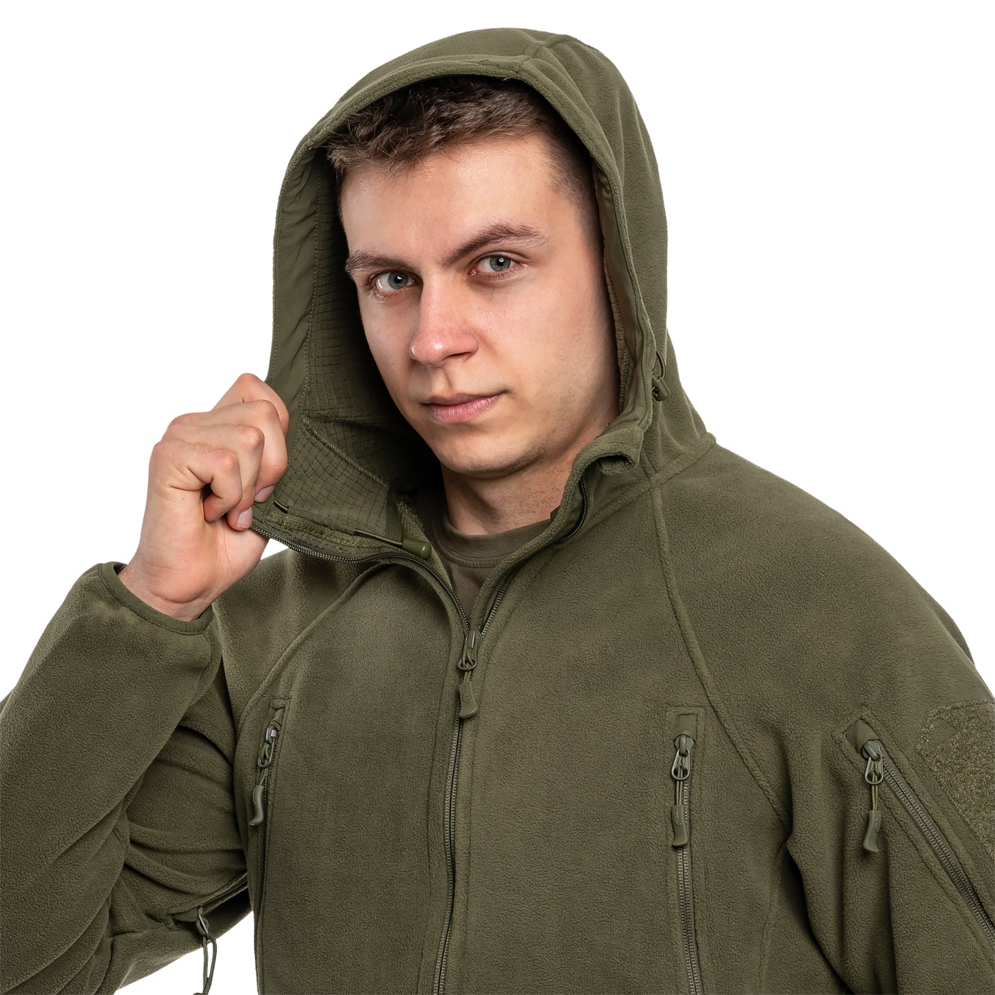 Polar Helikon Patriot Mk2 Hybrid Fleece - Olive Green