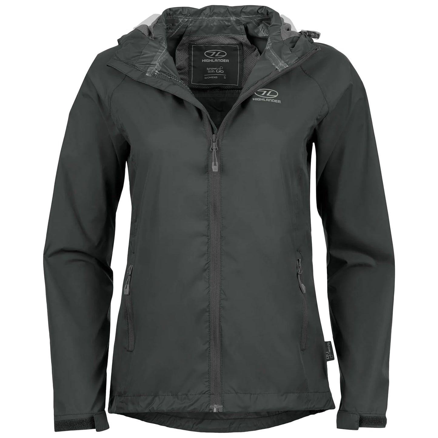 Kurtka damska Highlander Outdoor Stow & Go Pack Away - Dark Grey