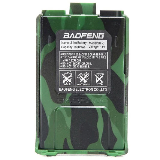 Akumulator Baofeng 1800 mAh do radia UV-5R - Camo