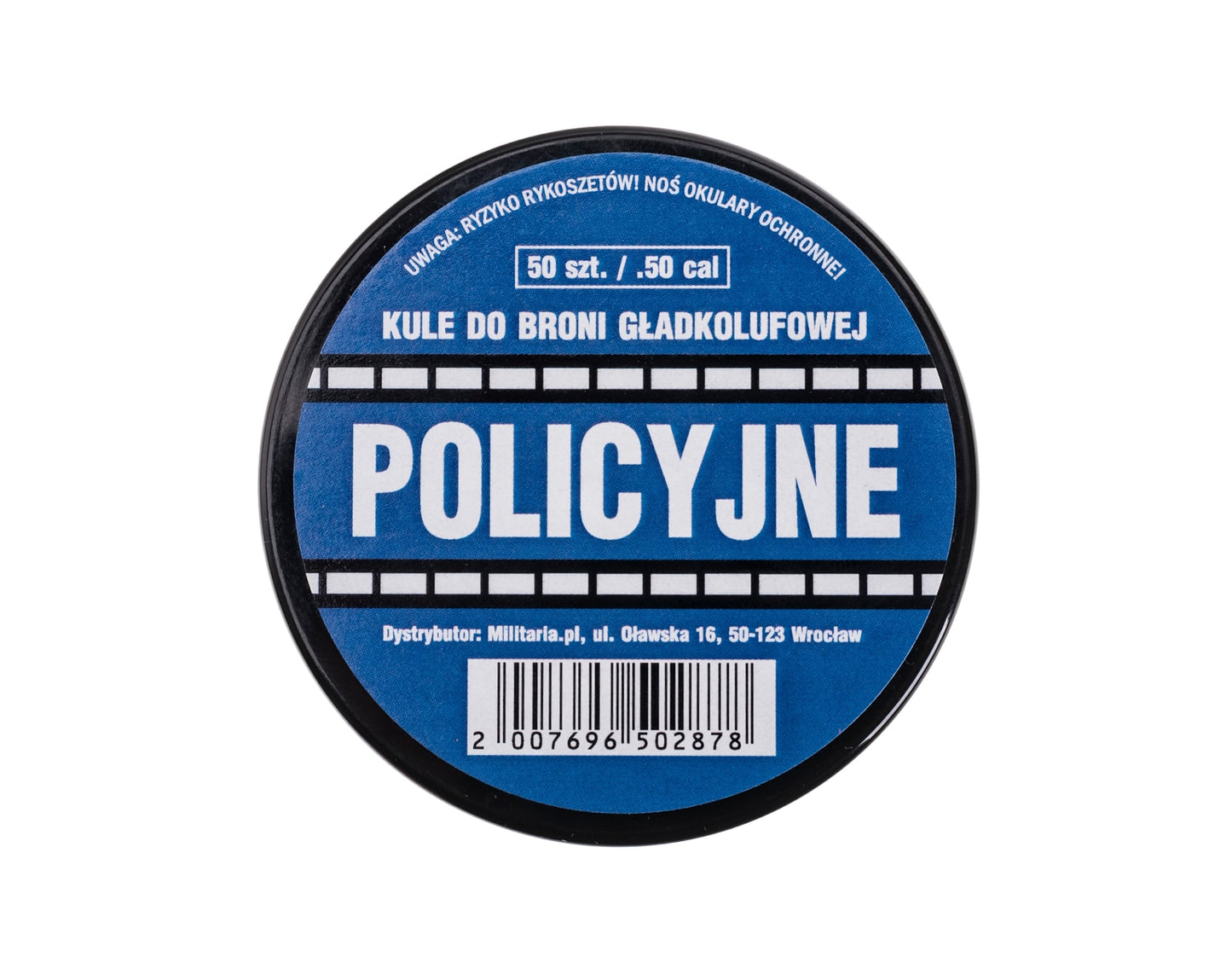 Kule policyjne cal.50 do broni gładkolufowej - 50 szt.