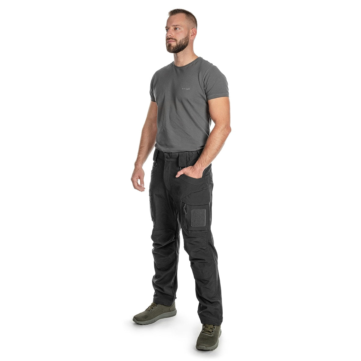 Spodnie Mil-Tec Softshell Assault Waterproof - Black
