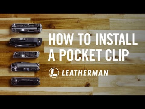 Klips i pierścień do smyczy Leatherman Black