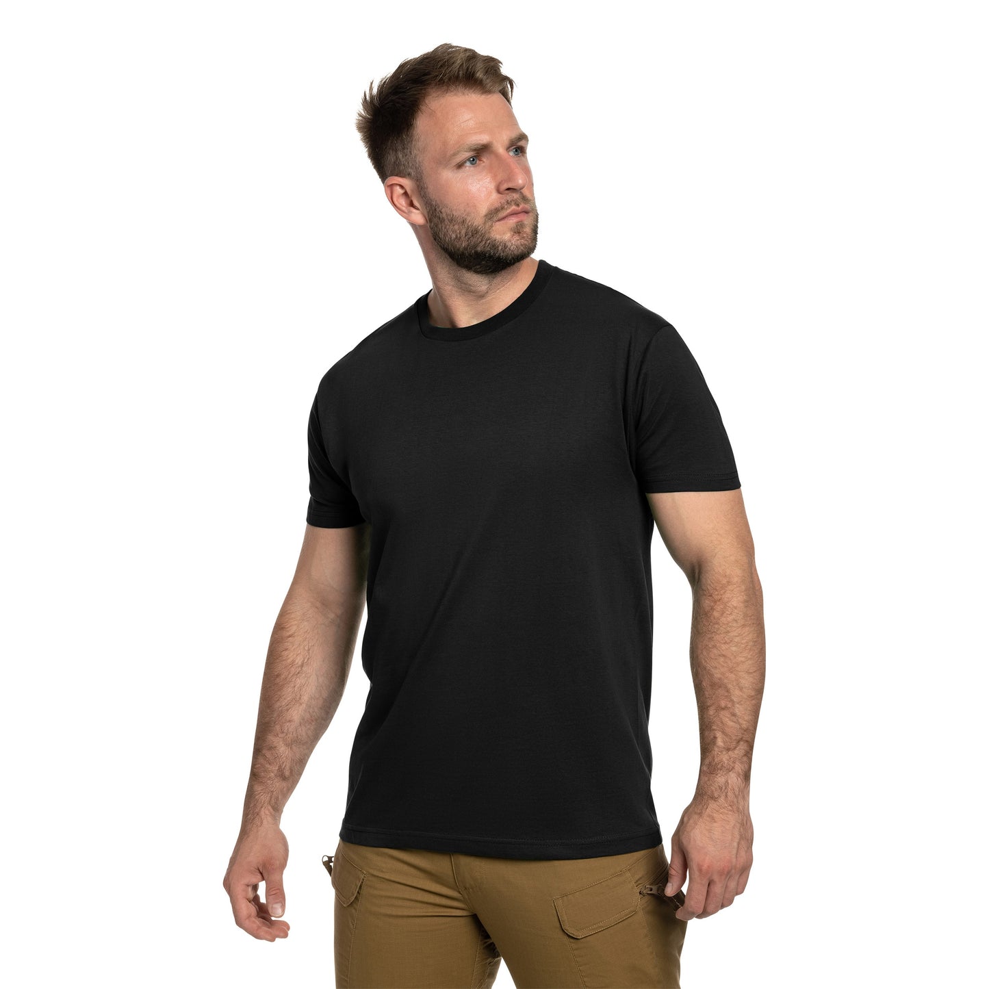 Koszulka wojskowa T-shirt Black/Khaki/White - 3 szt.