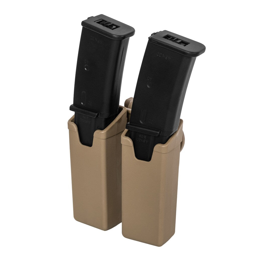Podwójna ładownica ESP z montażem UBC-03 Clip na magazynki MP5/UZI/SA VZ.61 - Khaki