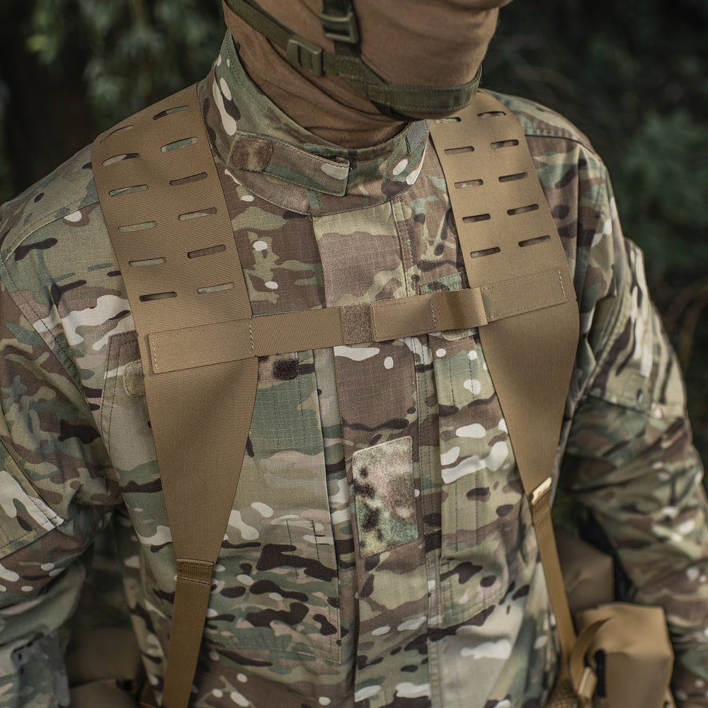 Szelki M-Tac Laser Cut Long do pasa taktycznego - Coyote