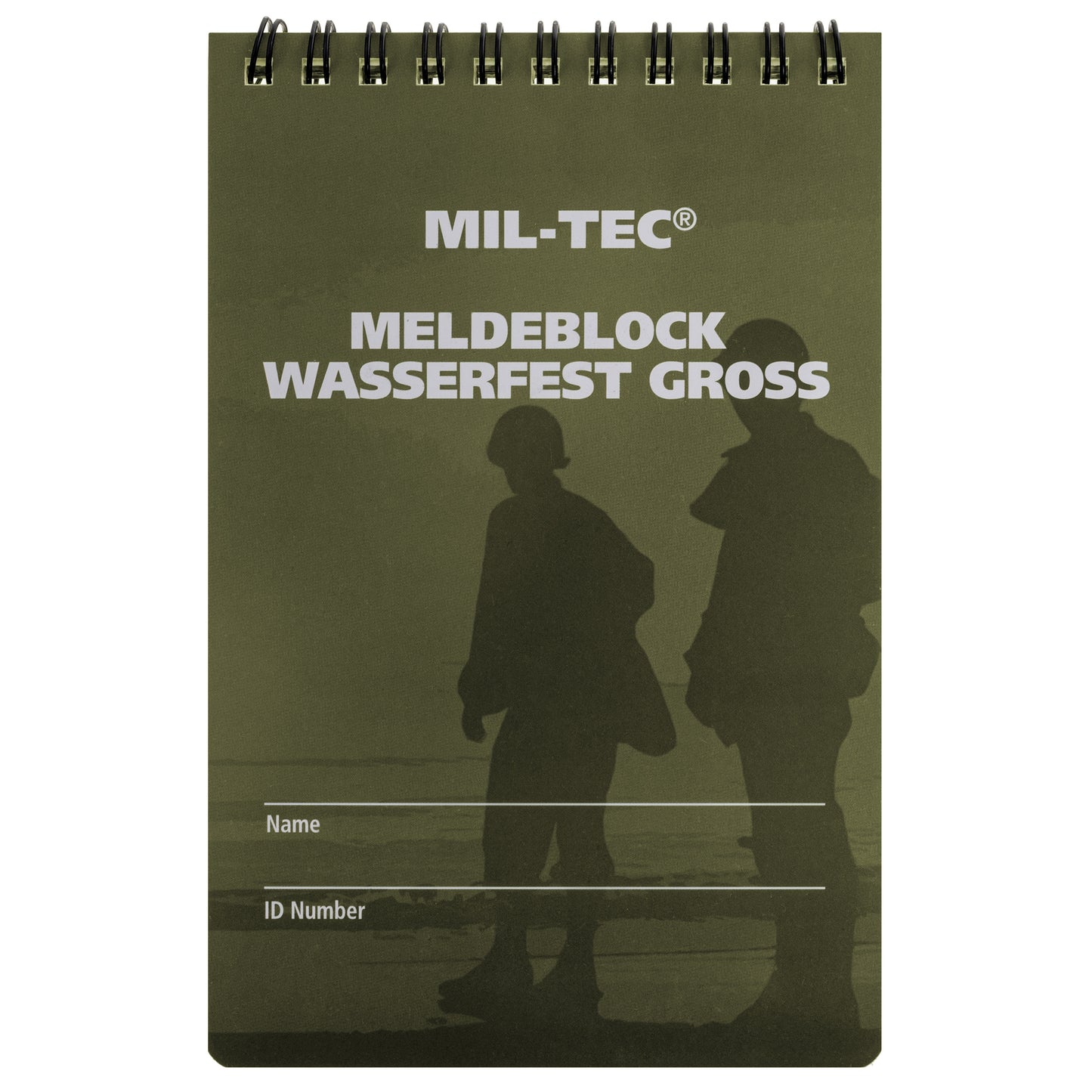 Notes wodoodporny Mil-Tec Olive - 100 x 150 mm