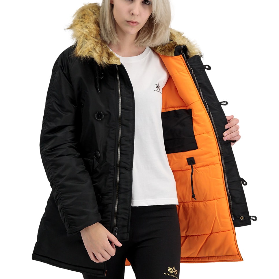 Kurtka damska Alpha Industries N3B VF 59 - Black