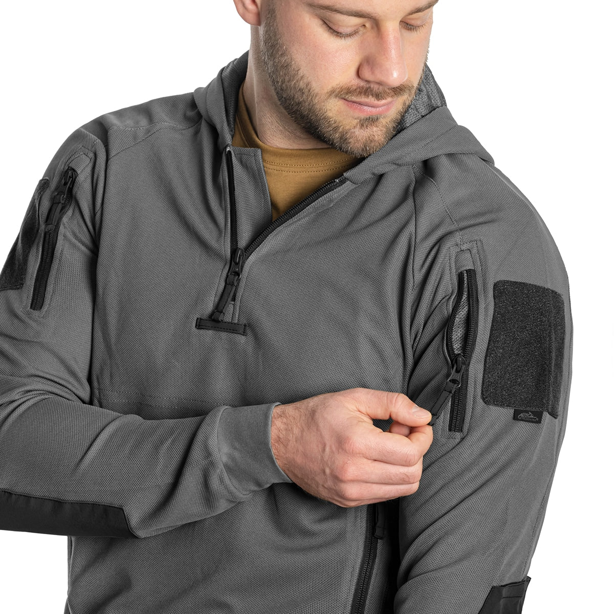 Bluza Helikon Range Hoodie TopCool - Shadow Grey/Black