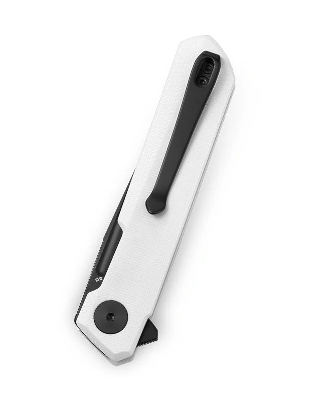 Nóż składany Bestechman Mini Dundee Double Detent - White/Black