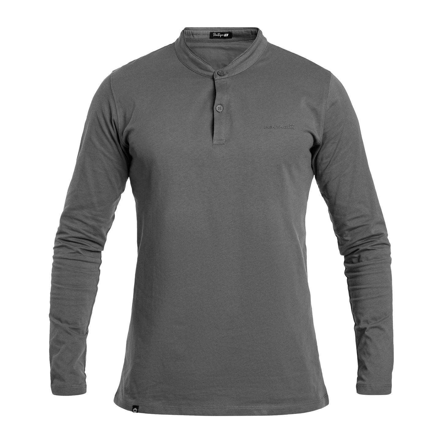 Koszulka Pentagon Romeo Henley 2.0 - Wolf Grey