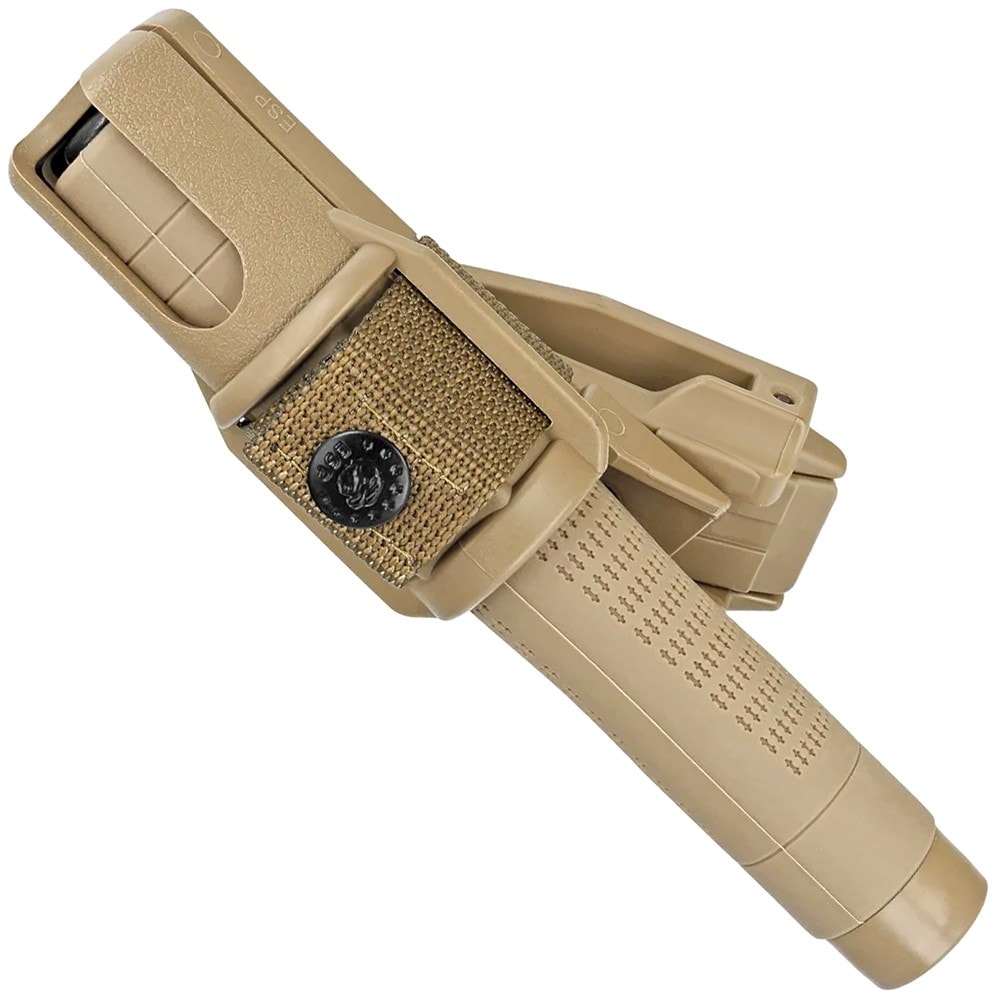Pałka teleskopowa ESP Ergonomic hartowana 26" - Chrome/Khaki