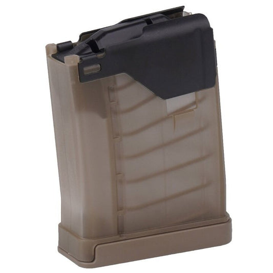 Magazynek 10 nabojowy Lancer L5AWM10 kal. 5,56 x 45 mm/.223 do karabinków AR15/M4/HK416 - Translucent Dark Earth