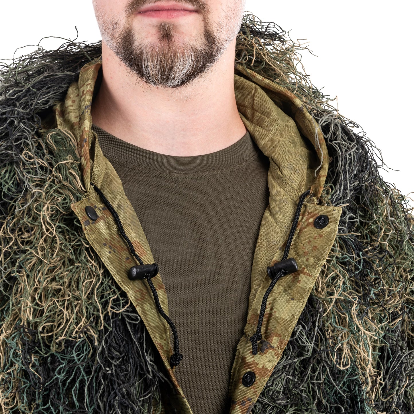 Strój maskujący Mil-Tec Parka Ghillie Anti Fire Pro - Woodland