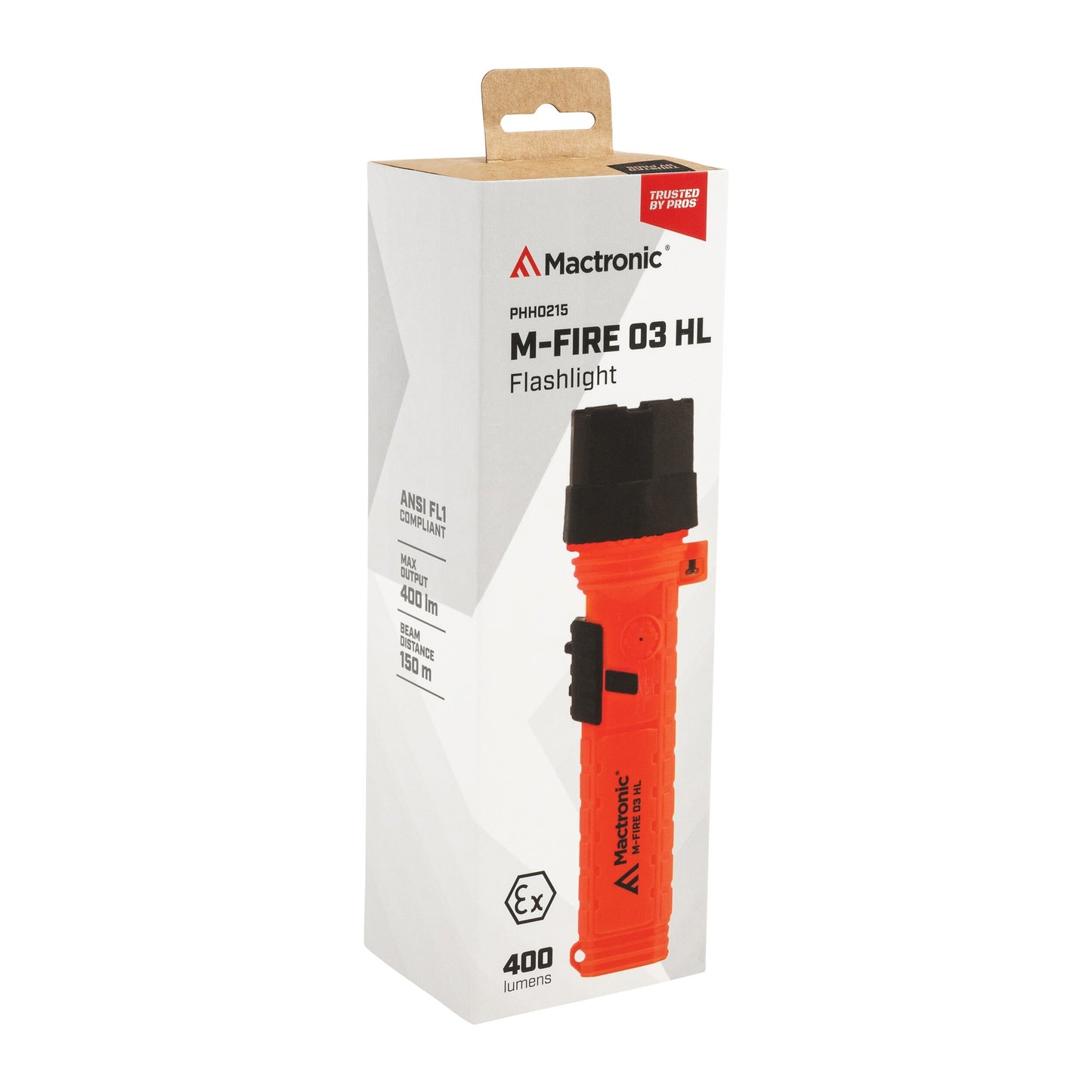 Latarka Mactronic M-Fire 03 HL ATEX - 400 lumenów