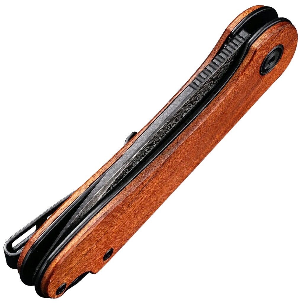 Nóż składany Civivi D2 Elementum Flipper C907DS-2 - Damascus/Cuibourtia Wood