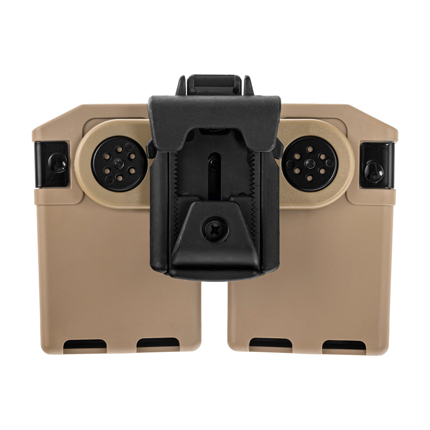 Podwójna ładownica obrotowa ESP z montażem UBC-08 na magazynki AR-15 - Khaki