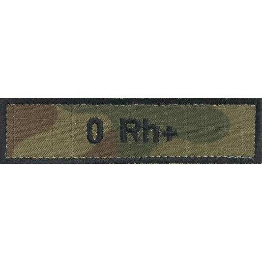 Emblemat - grupa krwi 0 Rh+ wz.93 Pantera PL Woodland