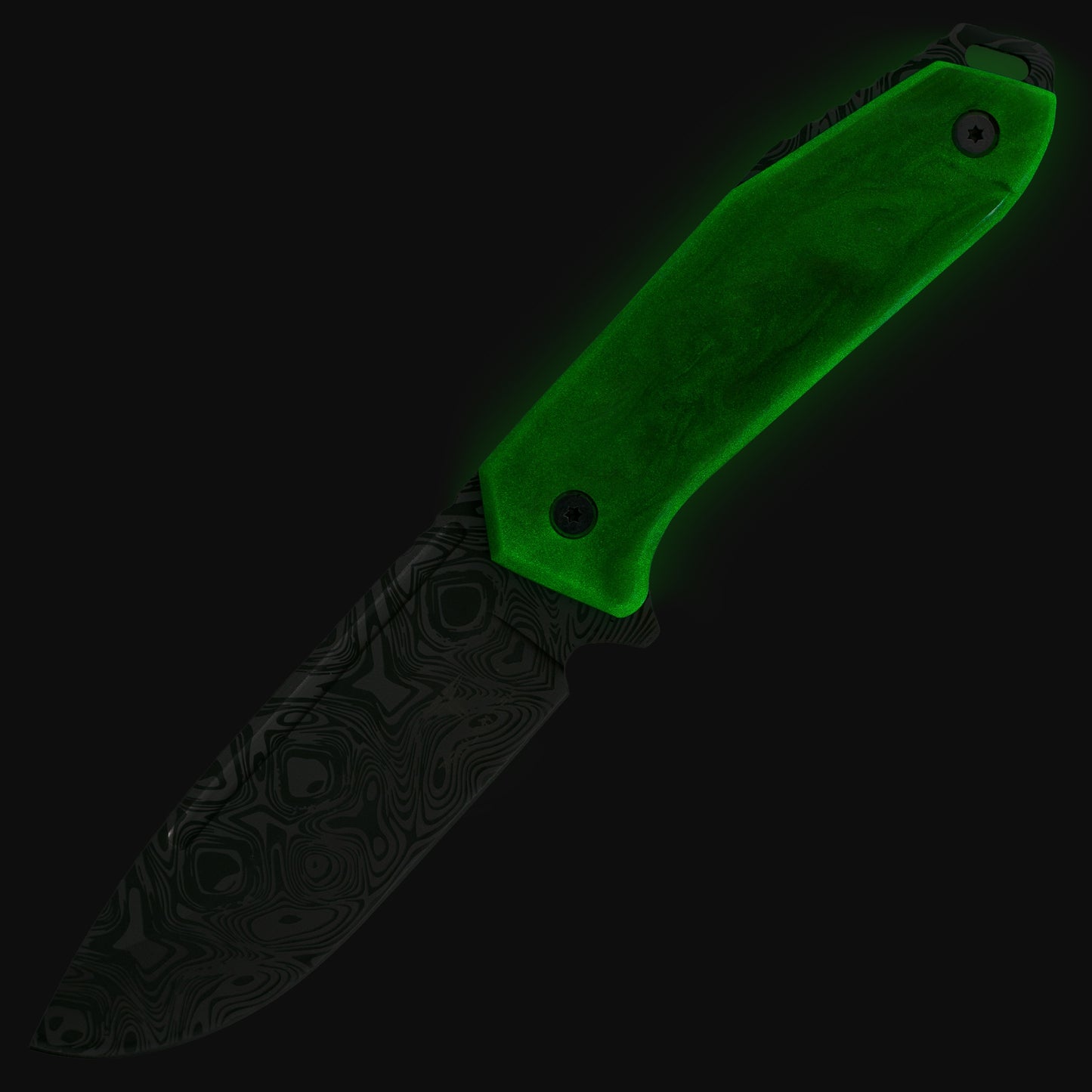 Nóż Takumitak Takumi TKF502GN - Damascus/Olive