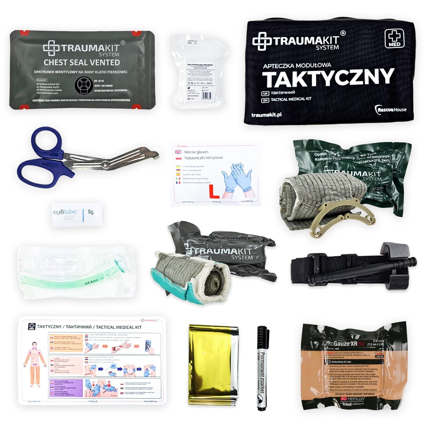 Apteczka modułowa AedMax Trauma Kit - Taktyczna