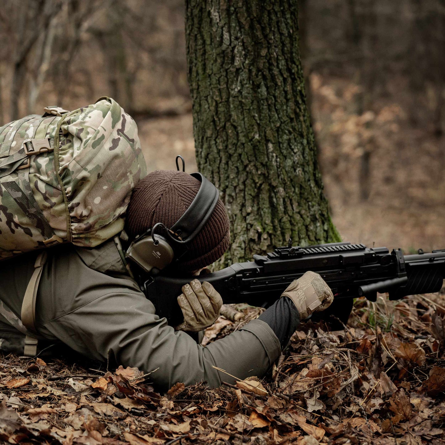 Czapka wełniana Mil-Tec - Olive