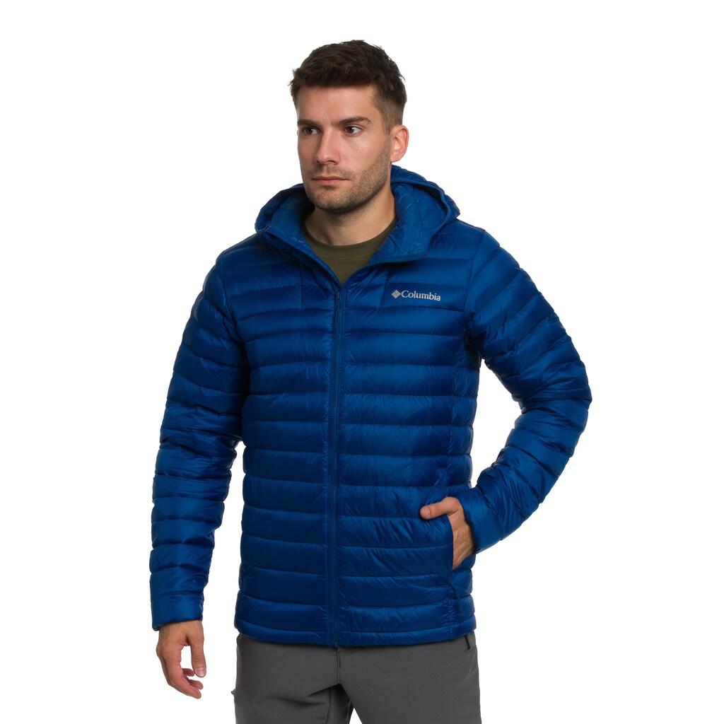 Kurtka Columbia Corelite Down Hooded - Mountain Blue