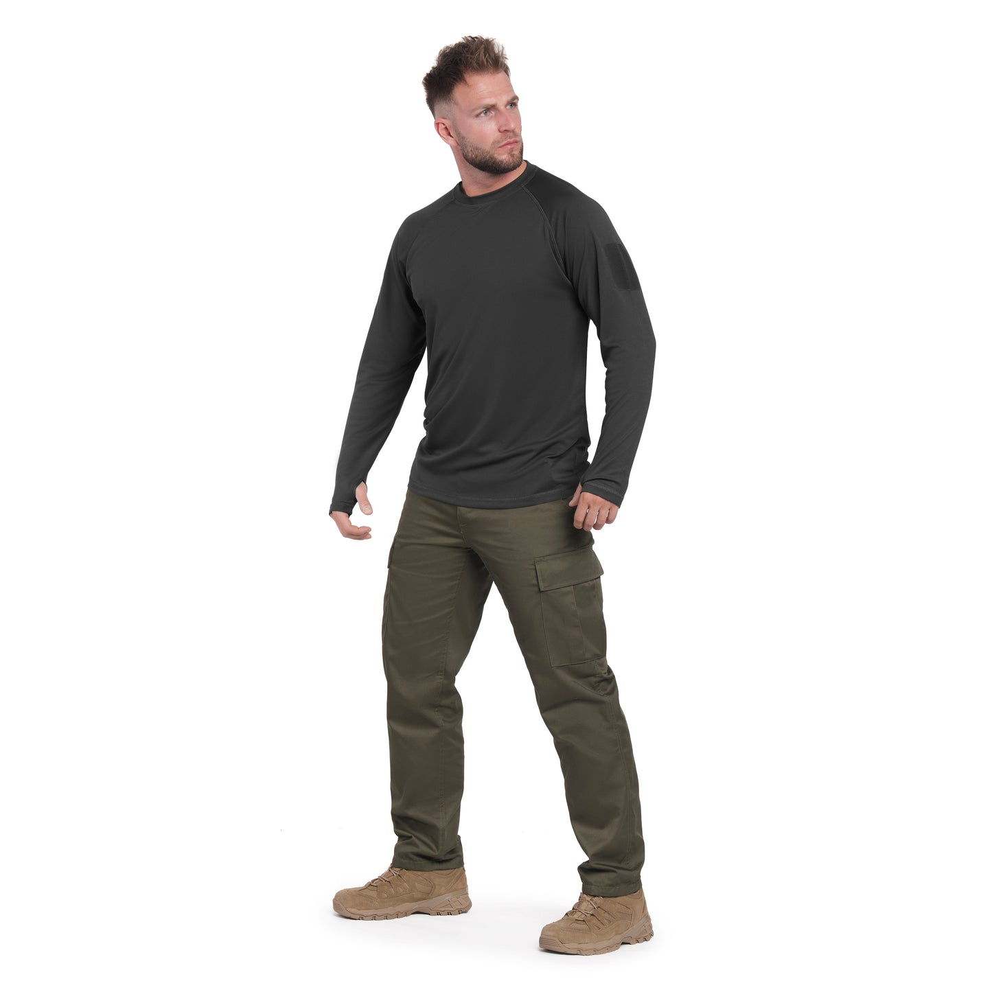 Koszulka termoaktywna Mil-Tec Tactical Long Sleeve - Black