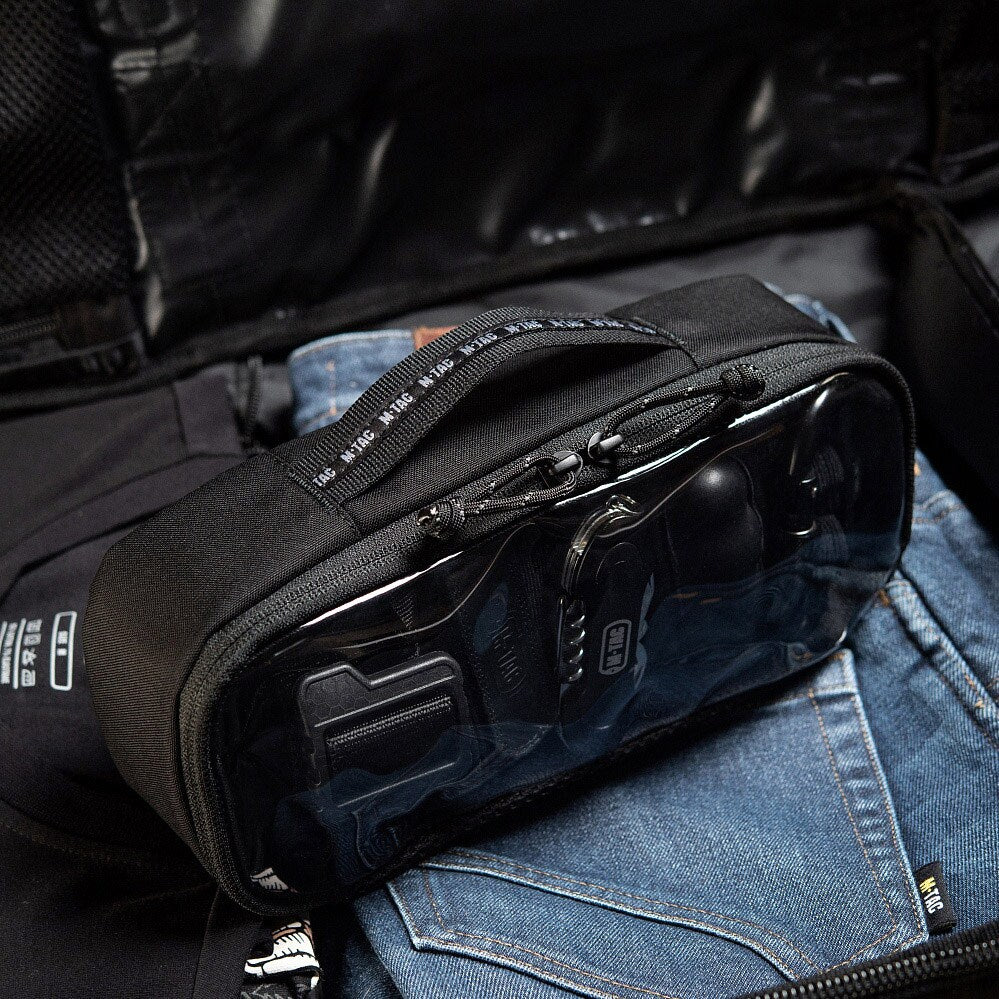 Organizer M-Tac Elite przezroczysty Medium - Black