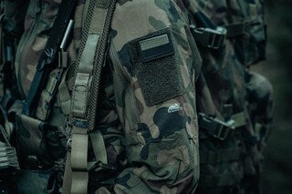 Naszywka Flaga Polski 56 x 38 mm Gaszona - 10 szt.