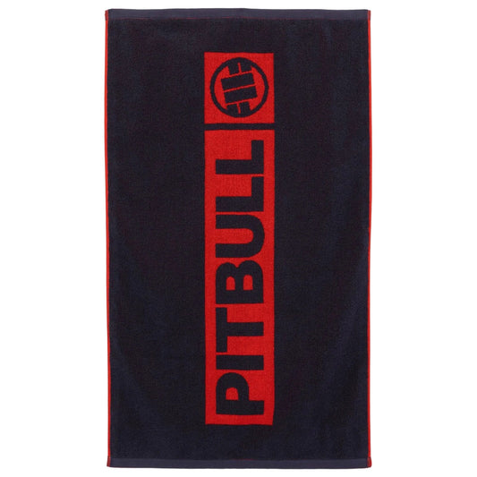 Ręcznik Pitbull Gym Hilltop 88 x 52 cm - Graphite/Red