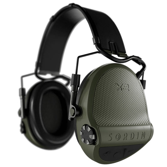 Ochronniki słuchu aktywne Sordin Supreme X2 Gel Headband - Green