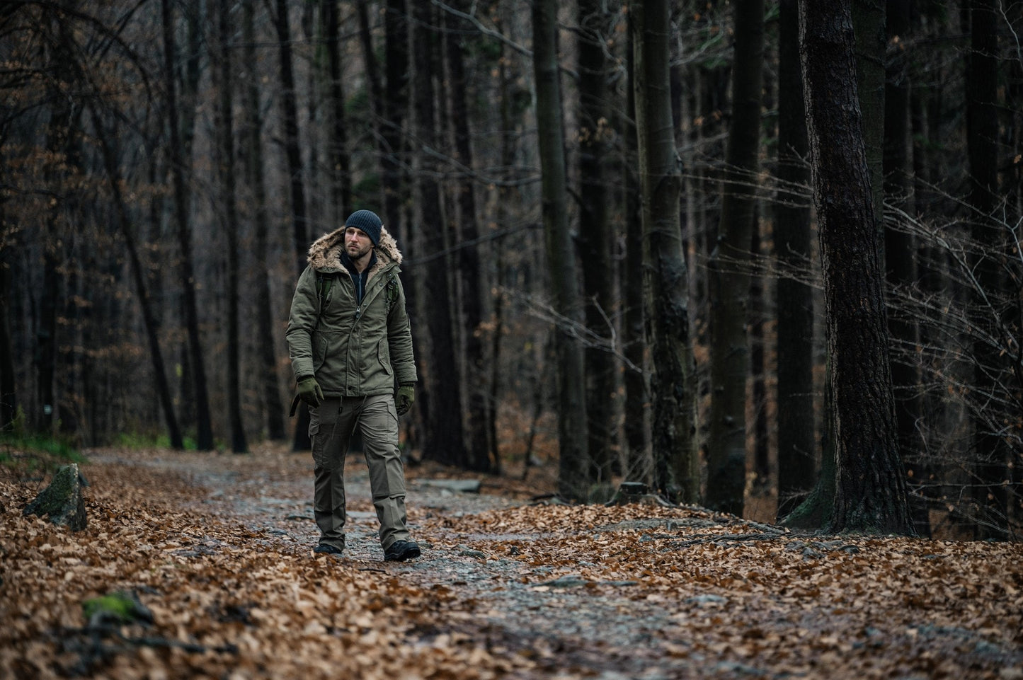 Kurtka Military Wear Fish Tail Parka - Olive