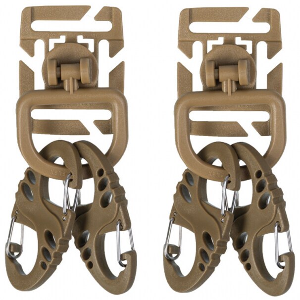 Zestaw uchwytów Mil-Tec Ultimate Tactical do systemu MOLLE - coyote