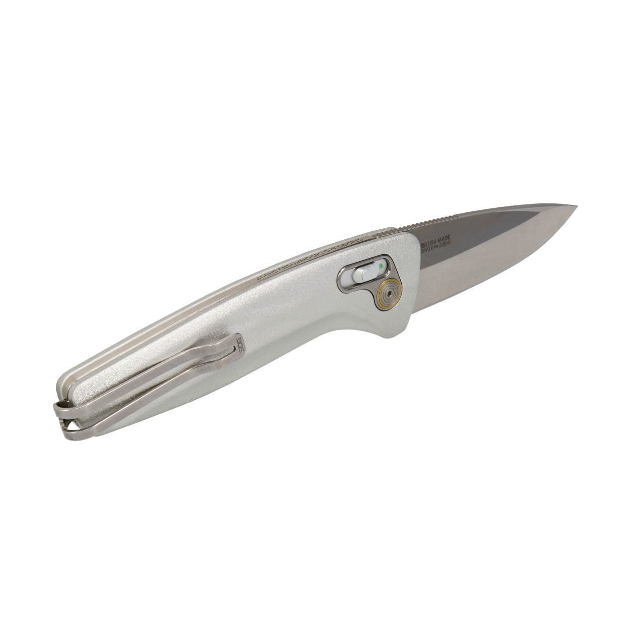 Nóż sprężynowy SOG One-Zero AU - Silver/Chrome