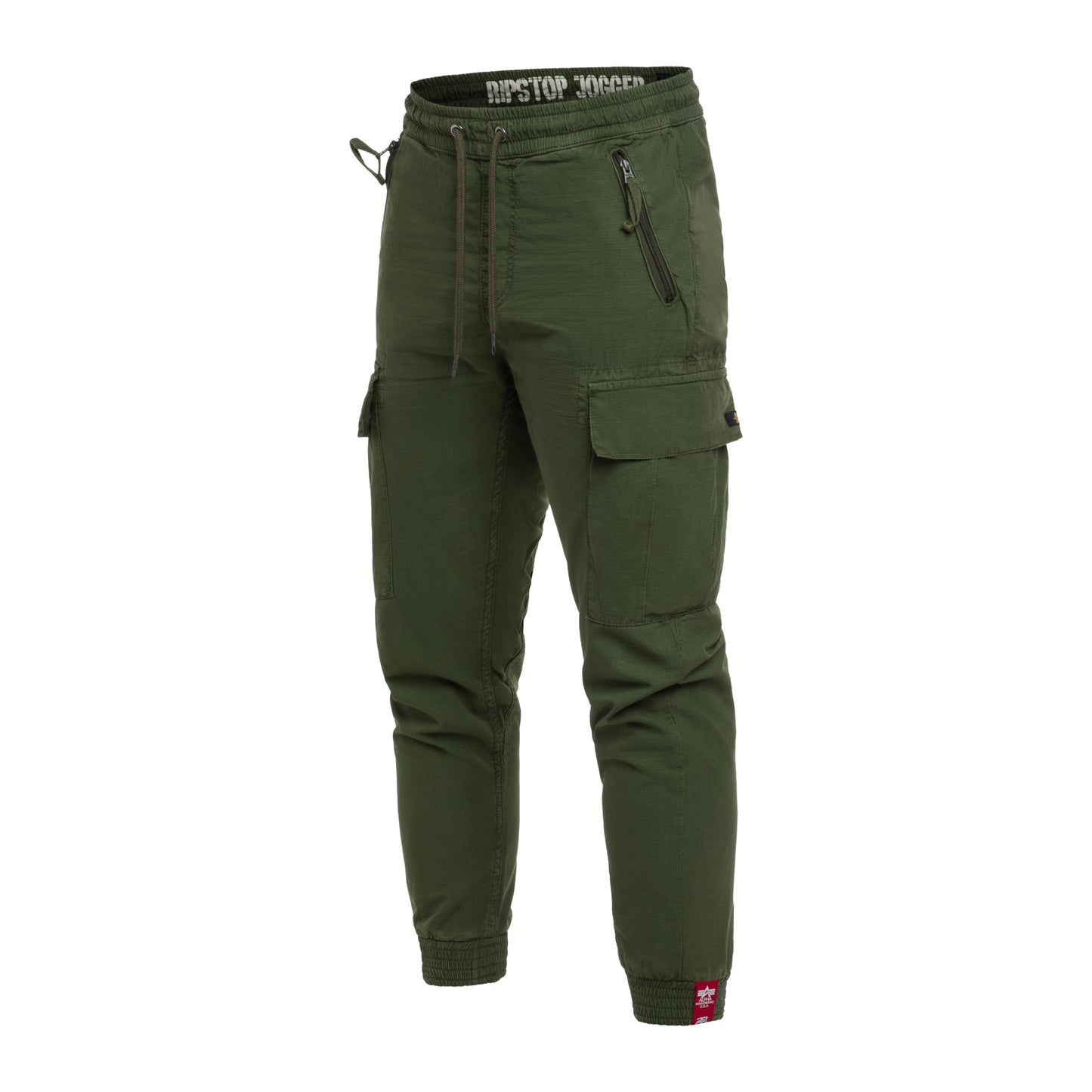 Spodnie Alpha Industries Rip-Stop Jogger - Dark Olive