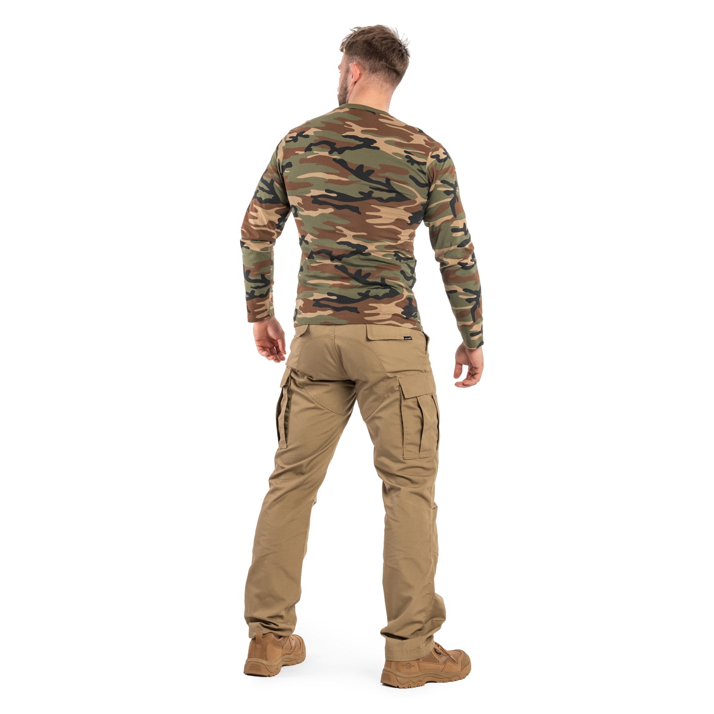 Koszulka Mil-Tec Longsleeve - Woodland