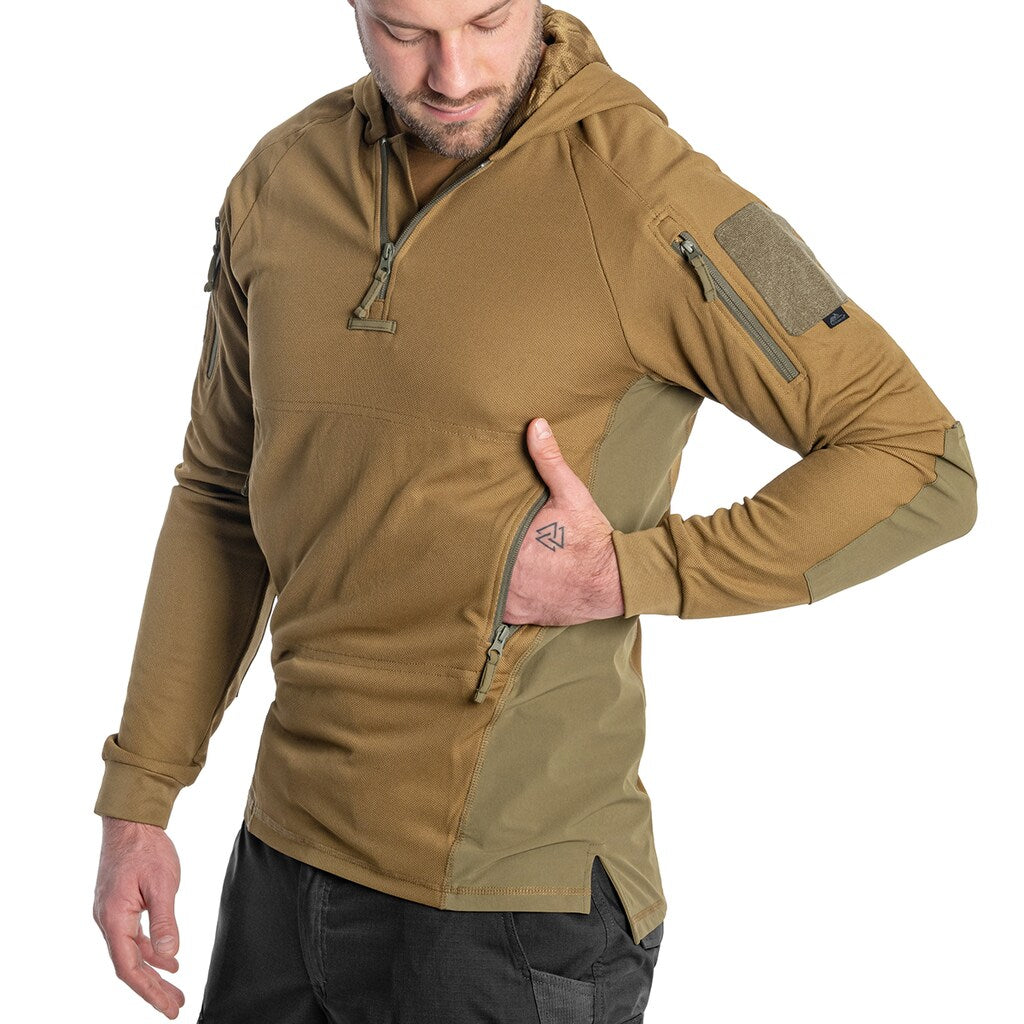 Bluza Helikon Range Hoodie TopCool - Coyote/Adaptive Green
