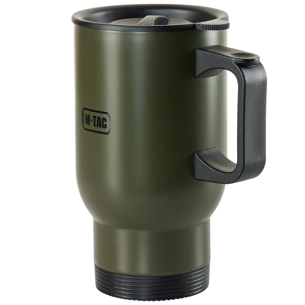 Kubek termiczny M-Tac z pokrywką 0,45 l - Olive