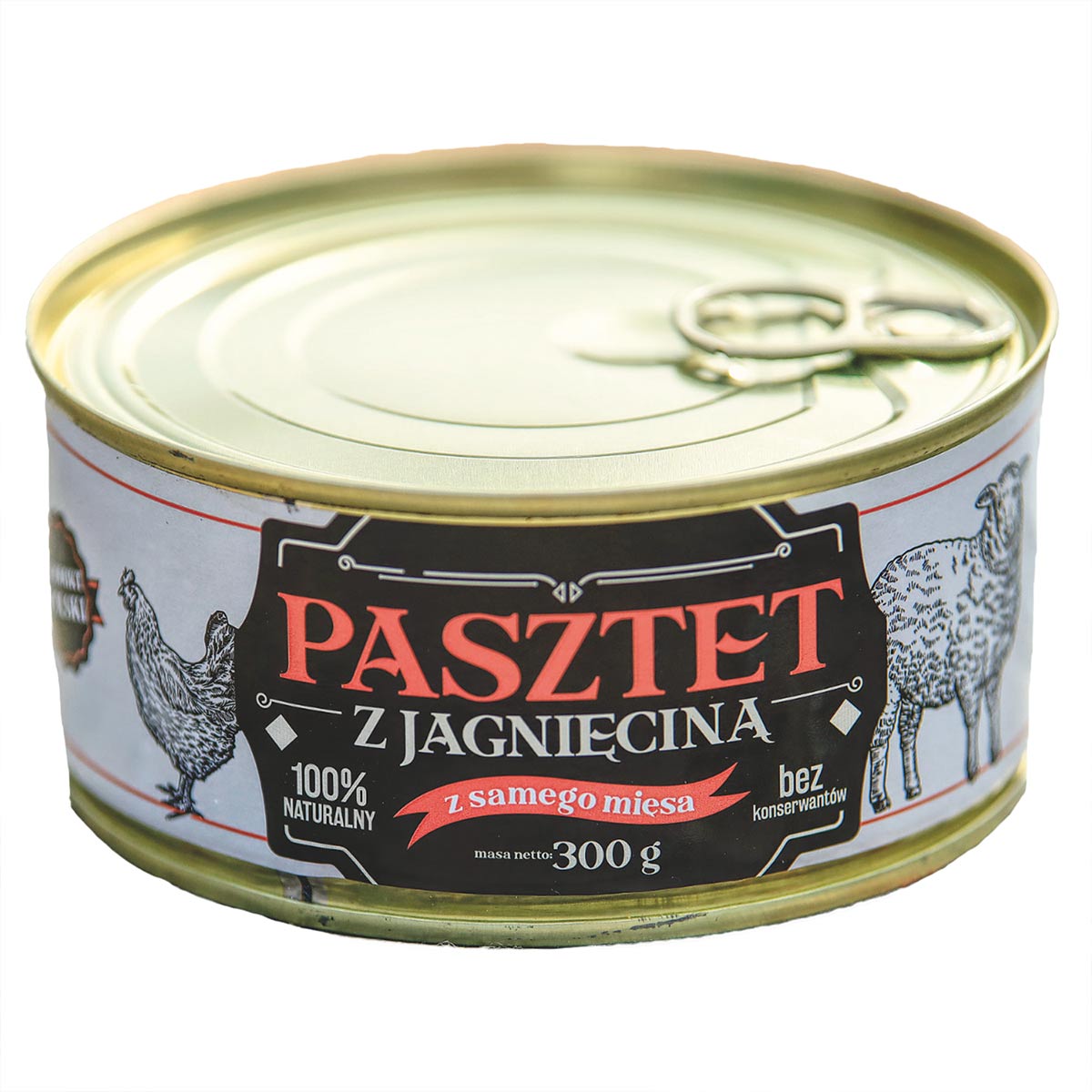 Żywność konserwowana Marlej - pasztet z jagnięciną 300 g
