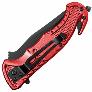 Nóż składany ratowniczy Mil-Tec Rescue Red