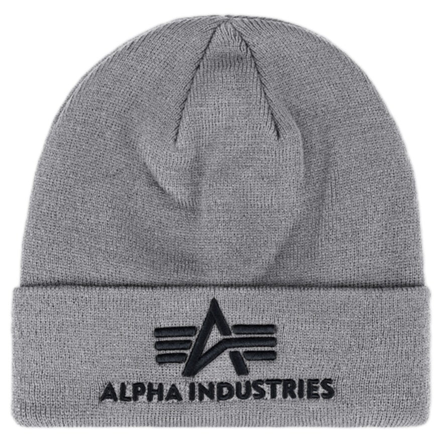 Czapka Alpha Industries 3D Beanie - Grey Heather