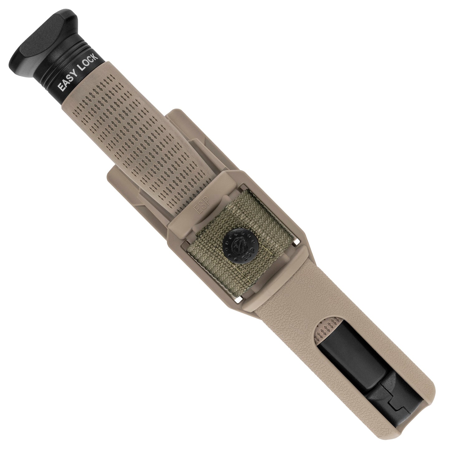 Pałka teleskopowa ESP Easy Lock Button Triangle End Ergonomic hartowana 20" - Desert