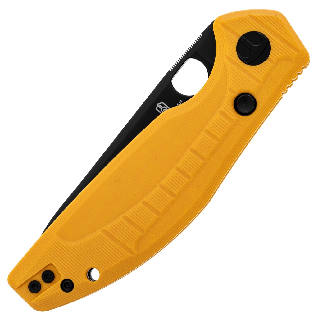 Nóż składany Bestechman Angry Owl - Black/Yellow