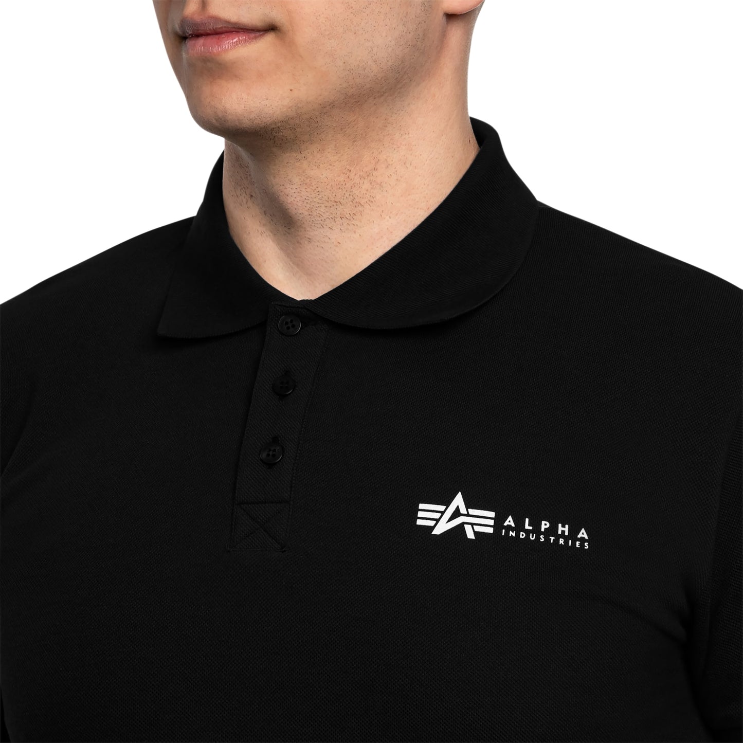 Koszulka Polo Alpha Industries Basic Small Logo - Black