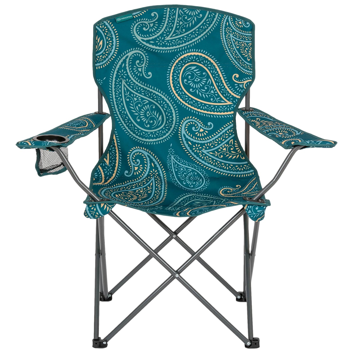 Krzesło turystyczne Highlander Outdoor Stirling - Paisley Print Teal