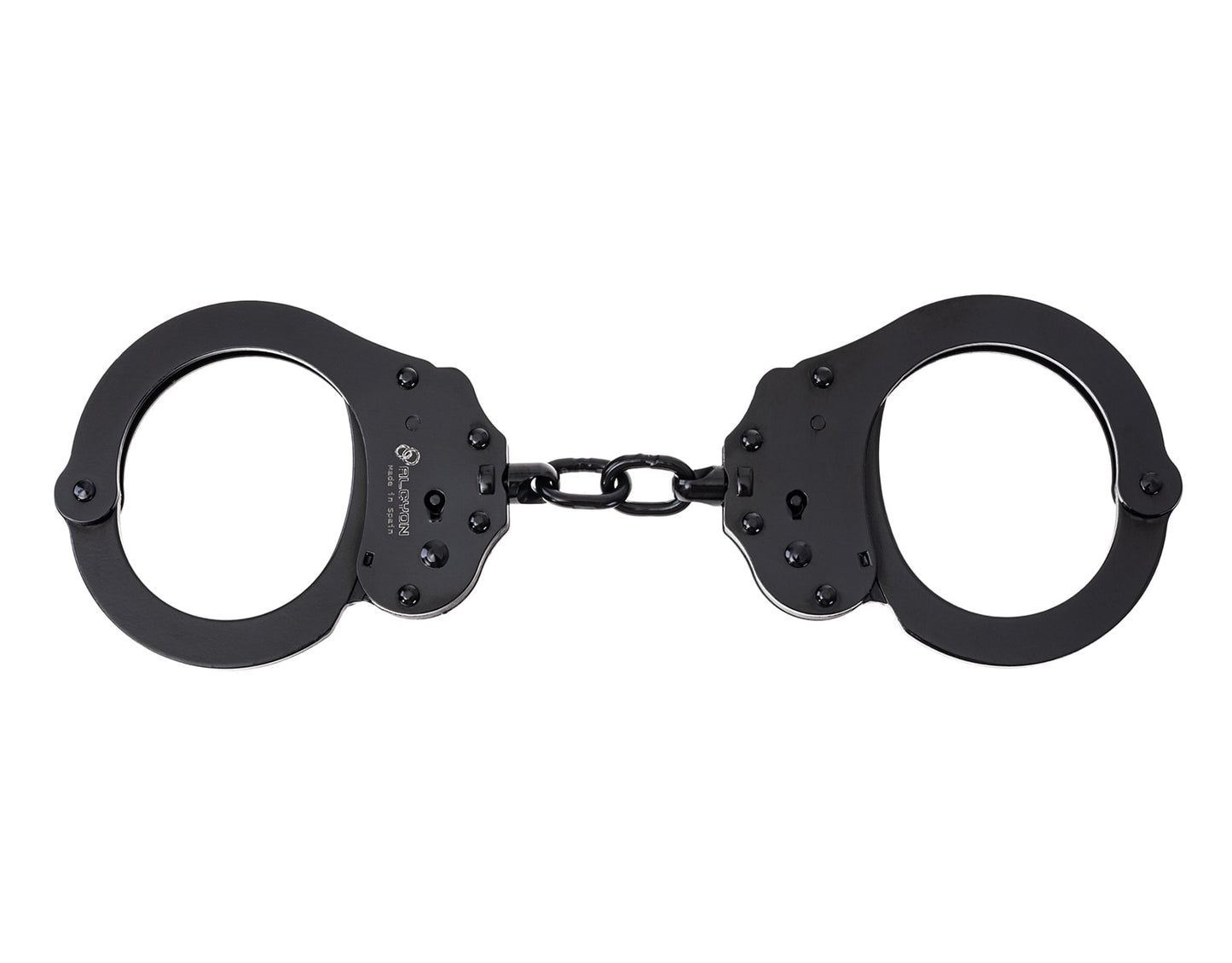 Kajdanki łańcuszkowe Alcyon Chain steel Double lock czarne