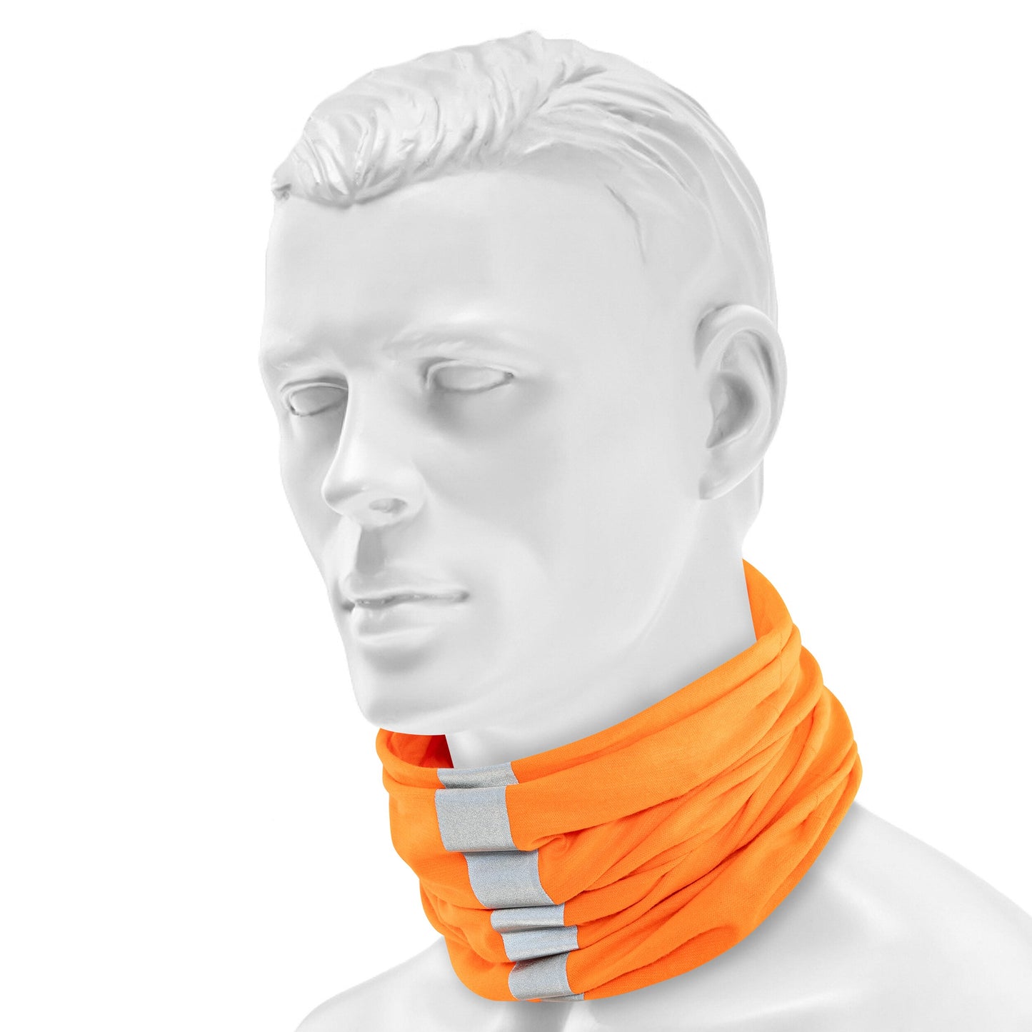 Chusta ochronna Buff Safety Original Ecostretch Reflective - Orange Fluor